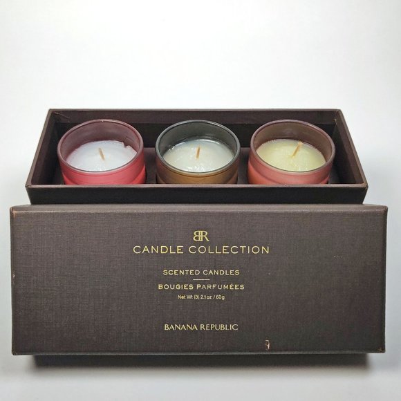 Banana Republic Other - Banana Republic Scented Candle Trio Spring Party, Chilled Sangria, Sunday Brunch